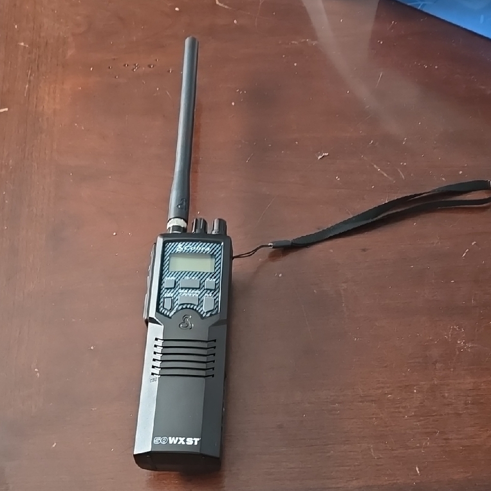 Black Portable Two-Way Radio